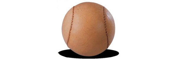 Kleiner und fester Ledermedizinball