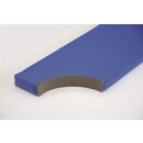 B&auml;nfer Ger&auml;tturnmatte Light Exklusiv, mit Lederecken und Trageschlaufen, 200 x 100 x 6 cm, rot