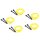 TRENAS Speed Rope - 3 m, 5er Set - gelb