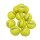 TRENAS Wurfball aus Leder - 200 g, D. 76 mm, gelb, 10er Set