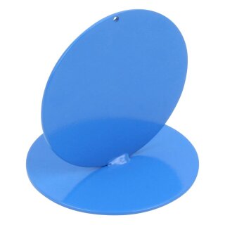 Anlaufmarkierung aus Metall - blau