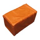 Kleiner Baustein aus Schaumstoff - 25 x 13 cm - orange