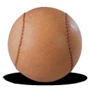 Fester und kleiner Ledermedizinball, 4 kg - 17 cm