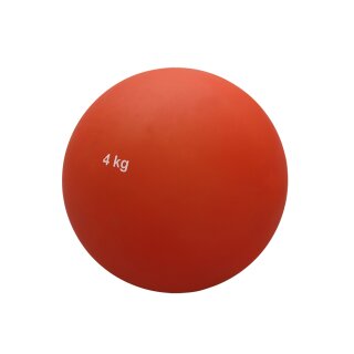 Rote Hallensto&szlig;kugel mit fester Kunststoffh&uuml;lle, 4,00 kg