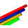 Gymnastik- und Koordinationsstange, 100 cm, 25 mm Durchmesser, gelb