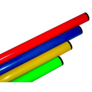 Gymnastik- und Koordinationsstange, 100 cm, 25 mm Durchmesser, rot
