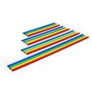 Gymnastik- und Koordinationsstange, 100 cm, 25 mm Durchmesser, rot