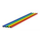 Gymnastik- und Koordinationsstange, 100 cm, 25 mm Durchmesser, rot