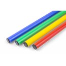 Gymnastik- und Koordinationsstange, 100 cm, 25 mm Durchmesser, rot
