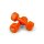 Paar Kurzhanteln je 3,00 kg mit Kunststoff&uuml;berzug, orange