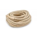 Tauziehseil aus Jute - 22 m - D = 25 mm