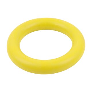 Tennisring / Wurfring aus Vollgummi - gelb