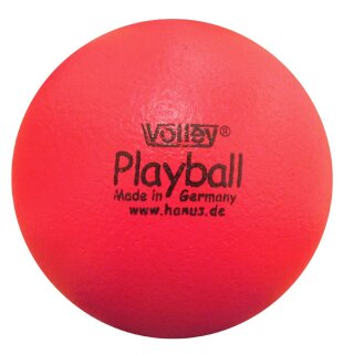 VOLLEY&reg; Schaumstoffball Playball mit Elefantenhaut, &oslash; 16 cm, rot
