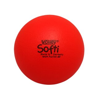 VOLLEY&reg; SOFTI Schaumstoffball, &oslash; 160 mm, 65 g, rot