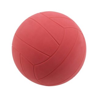 WV Fu&szlig;ball / Torball mit Glocken - 500 g - 21 cm - rot