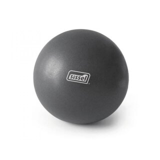 SISSEL Pilates Soft Ball 26 cm, metallic anthrazit