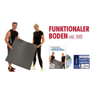 Functional Training Bodenmatte grau inkl. DVD