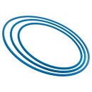 Gymnastikreifen aus Kunststoff, &oslash; 60 cm, 300 g, blau
