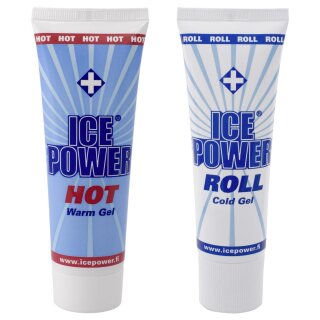 Ice Power, Set: K&uuml;hlgel-Roller und W&auml;rmegelTube, a 75 ml
