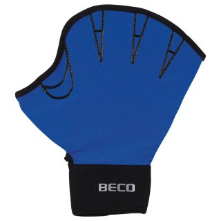 BECO AquaHandschuhe mit Fingeröffnung, Gr. L, blau, paarweise
