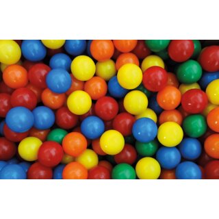 Spiel- und Ballkugeln 60 mm, 500er Beutel, 6 Farben, T&Uuml;V-gepr&uuml;ft
