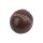 TRENAS Schlagball aus Leder - 80 g, D. 65 mm, braun