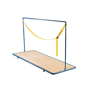 Bänfer Mattentransportwagen Maxi King, mit Holzplatte, mit Gummi-Rollen, 300 x 120 cm