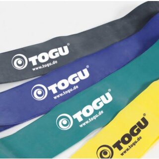 TOGU Theragym Loop - 4er Set, gelb - gr&uuml;n - blau - schwarz