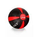 Gymstick Medizinball schwarz-rot