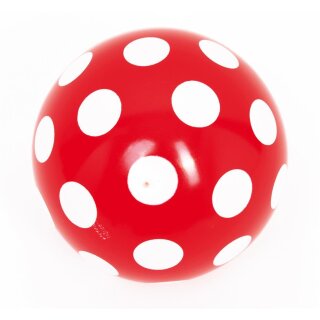 TOGU Buntball Punktball 9&quot;, &Oslash; ca. 23 cm, rot/wei&szlig;