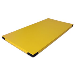 B&auml;nfer Fallschutzmatte FSM 160/60, 200 x 100 x 6 cm, (LPLST), mit Klettecken, gelb