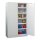 PAVOY Sportger&auml;te-Ballschrank mit 5 Einlegeb&ouml;den (Typ 3) als Fl&uuml;gelt&uuml;renschrank, au&szlig;enliegende T&uuml;raufh&auml;ngung, (HxBxT) 195 x 100 x 50 cm, Korpus lichtgrau, Vollblecht&uuml;r zinkgelb