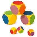 VOLLEY&reg; Sechs-Farben-W&uuml;rfel, 160 x 160 x 160 mm, 90 g