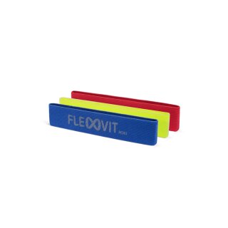 FLEXVIT Mini Bundles ( 3er/6er Set), 32 x 5,8 cm, inkl. &Uuml;bungskarte + Waschnetz