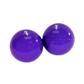 Franklin Interfascia Ball, hard, &Oslash; ca. 5 cm, lila, 2er Set