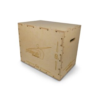 POLANIK Plyobox aus Holz mit drei H&ouml;hen f&uuml;r Sprung- und Sprinttraining