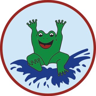 Schwimmabzeichen Stoffabzeichen Frosch