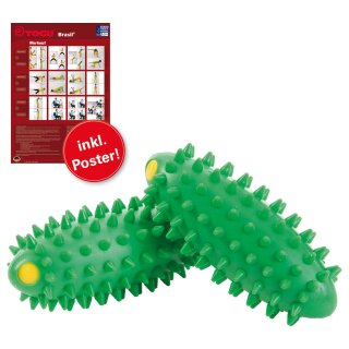 TOGU Brasil Tiefenmuskeltrainer, gr&uuml;n, 2er-Set