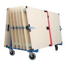 B&auml;nfer Tumblingbahn "System Wiemers" mit Rollmatte, 1680 x 200 cm inkl. Sch&uuml;rzen und Transportwagen