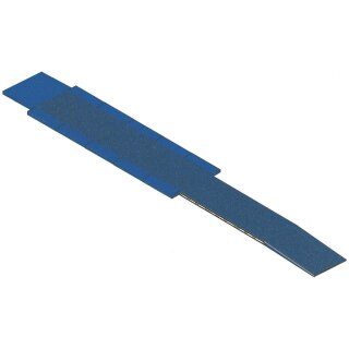 Anlaufkeil f&uuml;r B&auml;nfer Tumblingbahn Speedy 2000, 200 x 200 x 15,5/1 cm, blau
