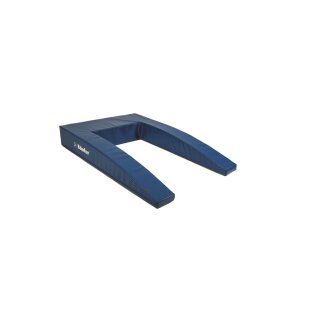 B&auml;nfer Rondatmatte, 155 x 100 x 21,5/7,5 cm, blau