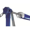 B&auml;nfer Schutzpolster, 130 cm lang, blau
