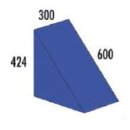 B&auml;nfer Dreieck, 42,4 x 30 x 42,4 cm, dunkelblau
