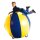 B&auml;nfer Motorik-Ball, ca. 90 cm Durchmesser, blau / gelb