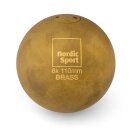 NORDIC Wettkampfsto&szlig;kugel Brass Matt aus Messing