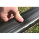 Safety-Trainingstor 7,32 x 2,44 m, kippsicher, freistehend, EN 748 - Typ 3, mit Players-Protect, zur Sandbef&uuml;llung oder mit Stahlgewichten, vollverschwei&szlig;t, silber