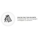 Jugend Fu&szlig;balltor Basic 3 x 2 m, freistehend, nach DIN-EN 16579, Ovalprofil, eckverschwei&szlig;t, silber